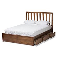 Raurey Queen Size Storage Platform Bed