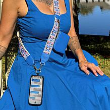 Rebecca Faith Set of 2 Clip & Call Phone Straps w/Pouches