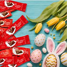 RED Chocolate 24-count Milk Chocolate Bars w/Easter Card