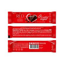 RED Chocolate 24ct Dark & Orange Almond Chocolate Bars with Plush Bear
