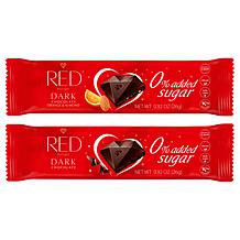 RED Chocolate 48ct Orange Almond & Dark Chocolate Bars AS