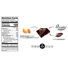 RED Chocolate 48ct Orange Almond & Dark Chocolate Bars AS