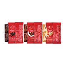 RED Chocolate 50-count Truffles & Mini Bars Variety Pack 11/3