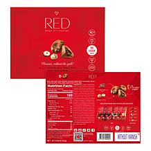 RED Chocolate European Crafted 4pk Hazelnut Truffle Boxes - Ships 12/1