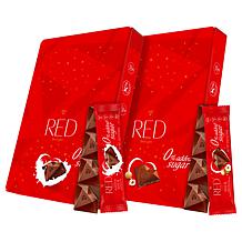 RED Grab & Go 24-pk Milk/Macadamia Hazelnut Bars w/Gift Box 