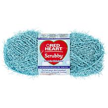 Red Heart Scrubby Yarn - Glacier, Multipack Of 6