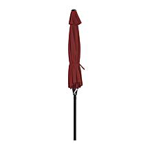 Reflection 9' OneClick Gen2 Red Patio Market Umbrella