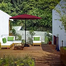 Reflection 9' OneClick Gen2 Red Patio Market Umbrella