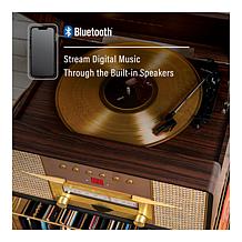 Rhapsody 7-In1 Entertainment Center - Mahogany