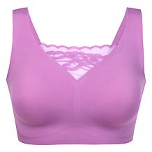 Rhonda Shear 2-pack Body Bra with Lace Inset
