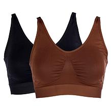 Rhonda Shear 2-pack Crossback Ahh Bra