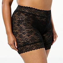 Rhonda Shear 2-pack High-Waisted Lace Longline Short