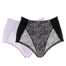 Rhonda Shear 2-pack Mesh Detail Brief