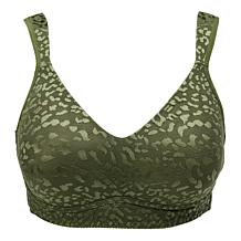 Rhonda Shear 2-pack Molded Cup Bra with Jacquard Print
