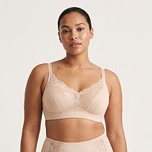 Rhonda Shear 2-pack Molded Cup Lace Bra with Invisible Edge