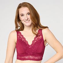 Rhonda Shear 3-pack Classic Pin-Up Bra with Lace Detail