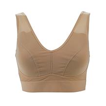 Rhonda Shear 3-pack Mesh Front Leisure Bra