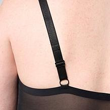 Rhonda Shear Invisible Edge Mesh Back Tank