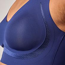 Rhonda Shear Invisible Edge Satin-Trim Bra