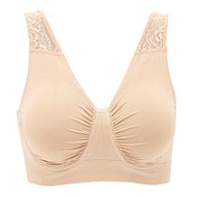 Rhonda Shear Seamless Bra with Lace