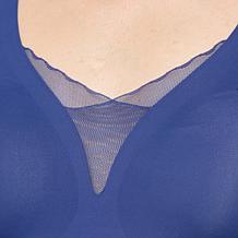 Rhonda Shear Seamless Tank with Lace Inset and Removable Pads