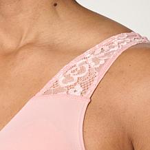 Rhonda Shear Seamless Underwire Bra with Lace