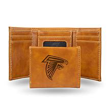 Men's Green Bay Packers Embossed Leather Tri-Fold Wallet