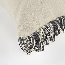 Rizzy Home "Silent Night" 20" x 20" Holiday Decorative Throw Pillow