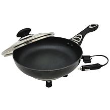 RoadPro 12-Volt Portable Frying Pan with Non-Stick Surface