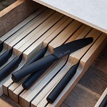 Ron 4-piece Black Titanium PVD Knife Set