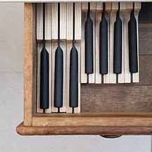 Ron 6-piece Knife Block Set with Titanium PVD Coated Blades