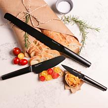 Ron 6-piece Knife Block Set with Titanium PVD Coated Blades