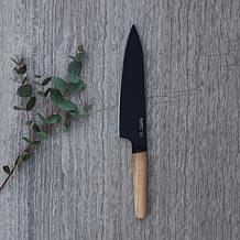 Ron 6-piece Knife Block Set with Wood Handles