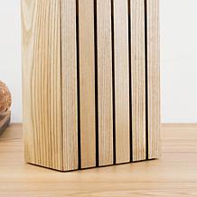 Ron 6-piece Knife Block Set with Wood Handles