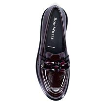 Ron White Annora Patent Leather Loafer with Satin Shoe Bag