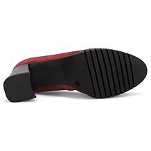 Ron White Fallona All-Day Suede Pump with Satin Shoe Bag
