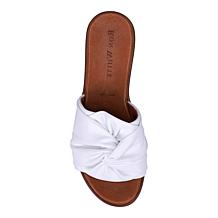 Ron White Priccila Lightweight Leather Wedge Slide Sandal