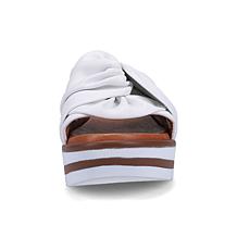 Ron White Priccila Lightweight Leather Wedge Slide Sandal