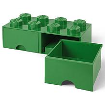 Room Copenhagen Lego Storage Brick Drawer 8 Dark Green
