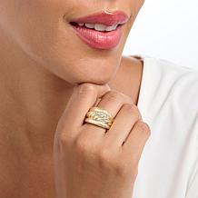 Rope and Polished Detail Ring