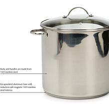 RSVP 8 Quart Induction Stock Pot
