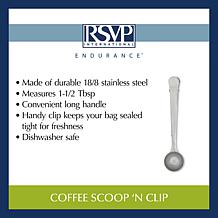 RSVP Coffee Scoop 'N Clip 