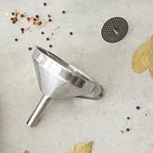 RSVP Deluxe Funnel with Removable Filter 4"
