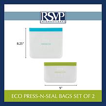 RSVP Eco Press N Seal Bags - Set of 2