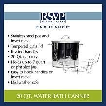 RSVP Endurance 20 Qt. Water Bath Canner