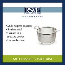 RSVP Endurance Mesh Basket Wide Rim