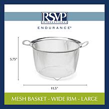 RSVP Endurance Mesh Basket Wide Rim Large