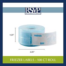 RSVP Freezer Label Roll, 100 Count