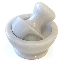 RSVP Marble Spice Grinder - White