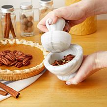 RSVP Marble Spice Grinder - White